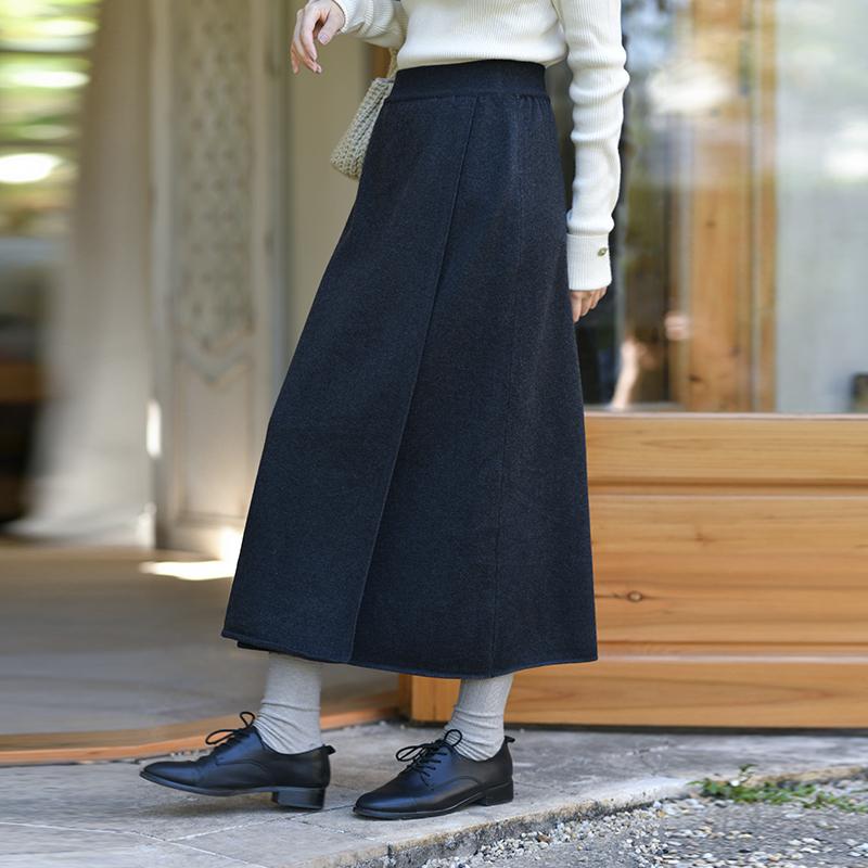 前世今生针织A版半身裙新中式