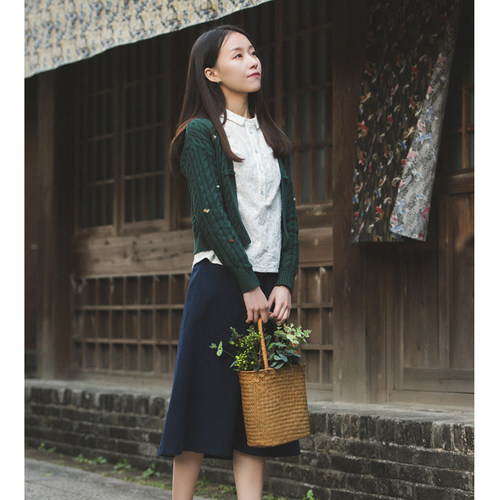 前世今生半身裙a中长款温婉