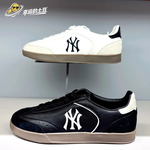 MLB 26年春款男女情侣复古德训薄底运动休闲鞋3ASXCB16N