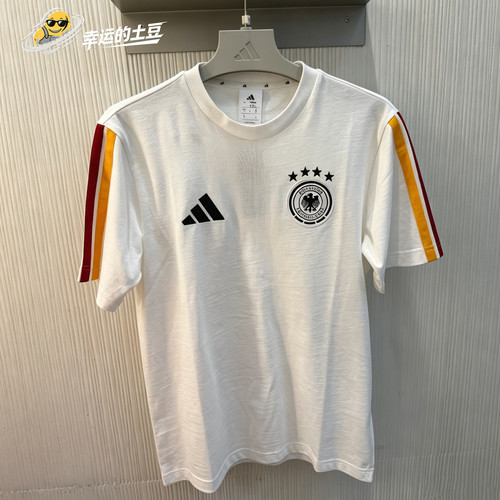 Adidas阿迪达斯 2026世界杯德国队运动休闲足球短袖T恤 KB4401
