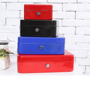 password Metal lock key box case with money