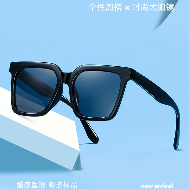 近视太阳镜女配有度数大框显瘦简约偏光明星墨镜男长圆脸韩版散光