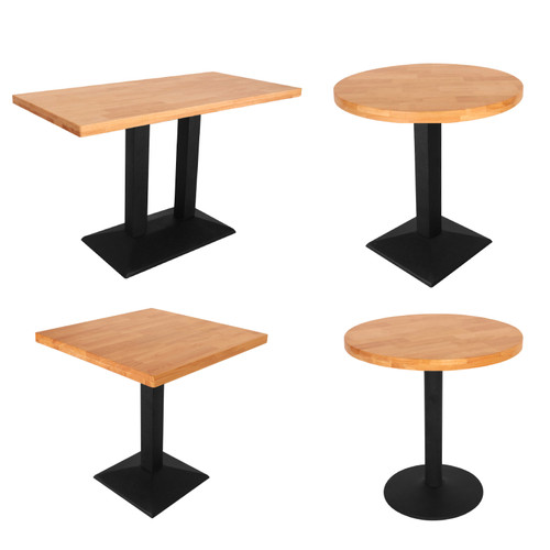 淘乐佳长方形圆形北欧实木餐桌