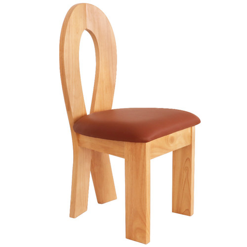 淘乐佳橡胶木北欧实木餐椅