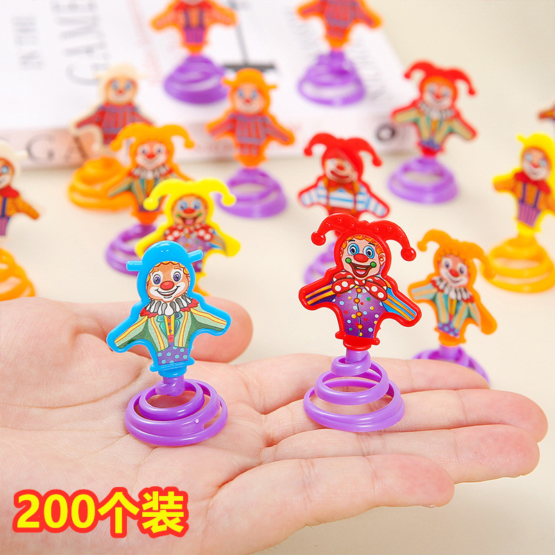 益智拼装迷你弹簧小丑新奇特幼儿园儿童玩具小学生生日礼物小礼品