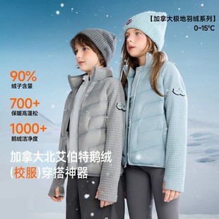 ASK男女童极地90鹅绒轻薄羽绒服JF5ZJP18919U 呼呼严选专属