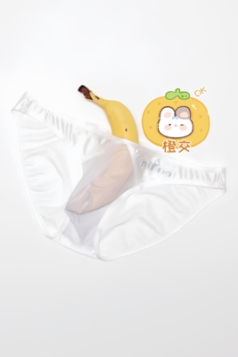 日本轻奢ninoo 性感朦胧透视男士三角内裤高弹柔软透气立体囊袋