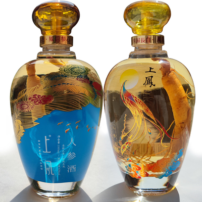上凤人参酒52度特产礼品盒