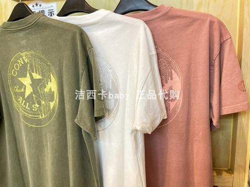 匡威短袖刺绣男款T恤正品