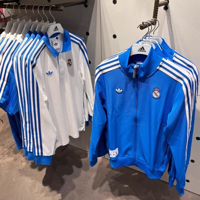 Adidas三叶草皇家马德里足球外套
