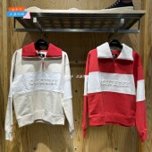 A01 Converse匡威正品 新年龙年女子拼色翻领套头卫衣10026812 A02