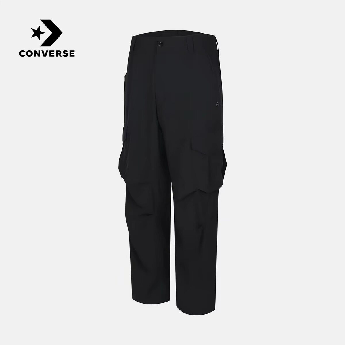 Converse匡威2026夏季男子运动裤宽松梭织长裤休闲裤 MCJ763-GHM
