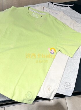 CONVERSE匡威Gold Standard金标重磅男女短袖T恤10026097-A01-A02