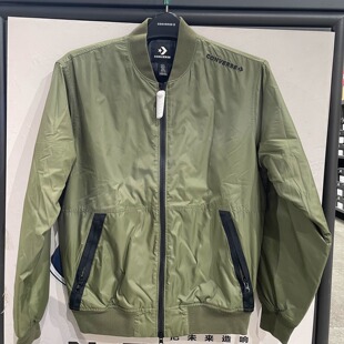 正品converse匡威春秋复古立领飞行棒球服休闲外套 10018368-A02