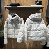 A01 正品 A02 拼接羽绒服休闲面包服短夹克女款 10023713 匡威 冬季