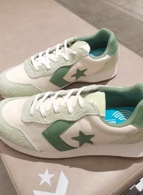 正品匡威 25夏Omega Trainer运动鞋学院嫩绿撞色复古跑鞋 A16173C