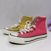 正品 171660C 171659C 匡威 1970S蓝棕粉黄鸳鸯高帮男女高帮帆布鞋