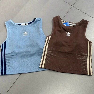三叶草女子做旧修身背心