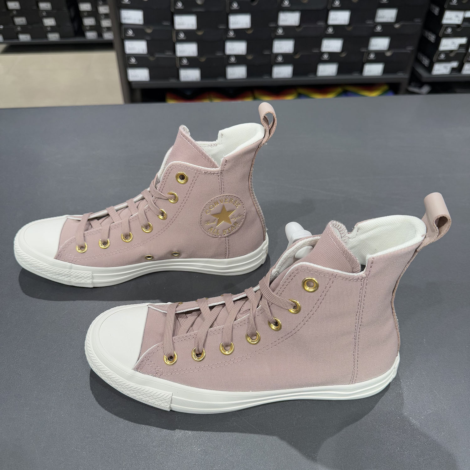 正品新款CONVERSE匡威All Star梅子色高帮休闲帆布鞋A10432C
