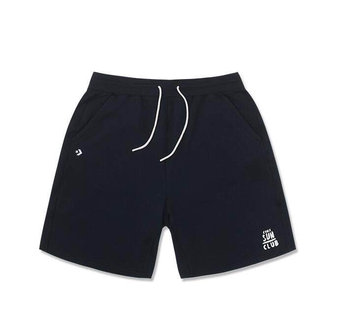 正品converse匡威男子23年夏季运动休闲针织短裤10025878-A01-A02