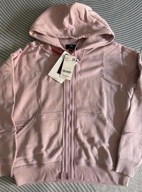 正品converse匡威男女款粉紫色拉链连帽开衫针织卫衣10022002-A02