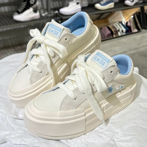 匡威小清新五角星星悠游UU鞋
