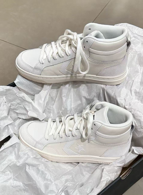 CONVERSE匡威Pro Blaze Classic星箭皮质拼接高帮休闲板鞋A09082C