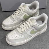 IB3881 Nike耐克AIR 001 白绿女款 空军一号低帮休闲板鞋 FORCE
