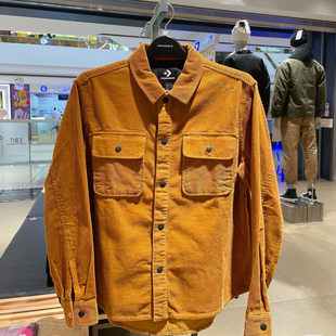 情侣10019954 正品 灯芯绒夹克外套衬衫 男女同款 A10 CONVERSE匡威
