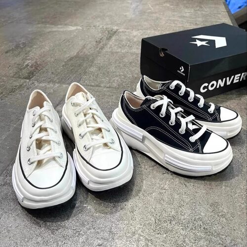 Converse匡威男女低帮厚底帆布鞋