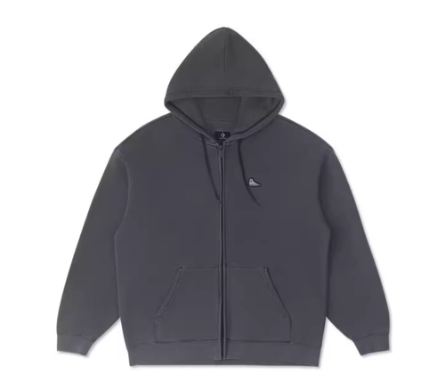 匡威拉链复古连帽外套卫衣