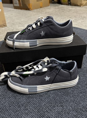 CONVERSE匡威ONE STAR男女情侣款低帮休闲耐磨翻毛皮板鞋A07972C