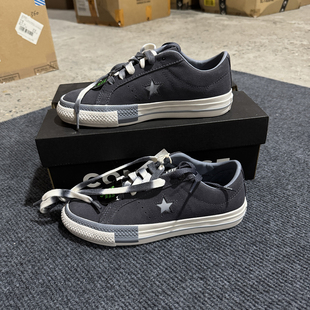 CONVERSE匡威ONE STAR男女情侣款低帮休闲耐磨翻毛皮板鞋A07972C