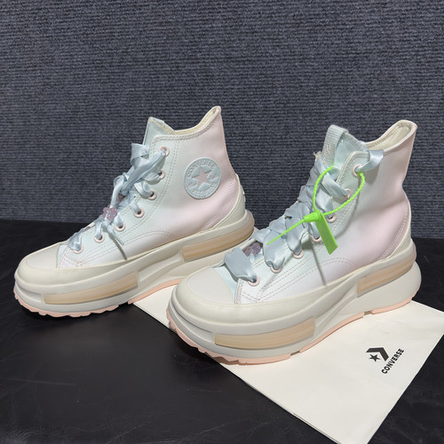 正品Converse匡威  特价瑕疵渐变夹心厚底增高帆布鞋 A09108C