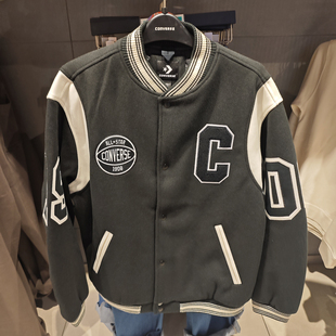 正品 Converse匡威 男女秋冬毛呢外套棉服棒球服10026725-A01/A02