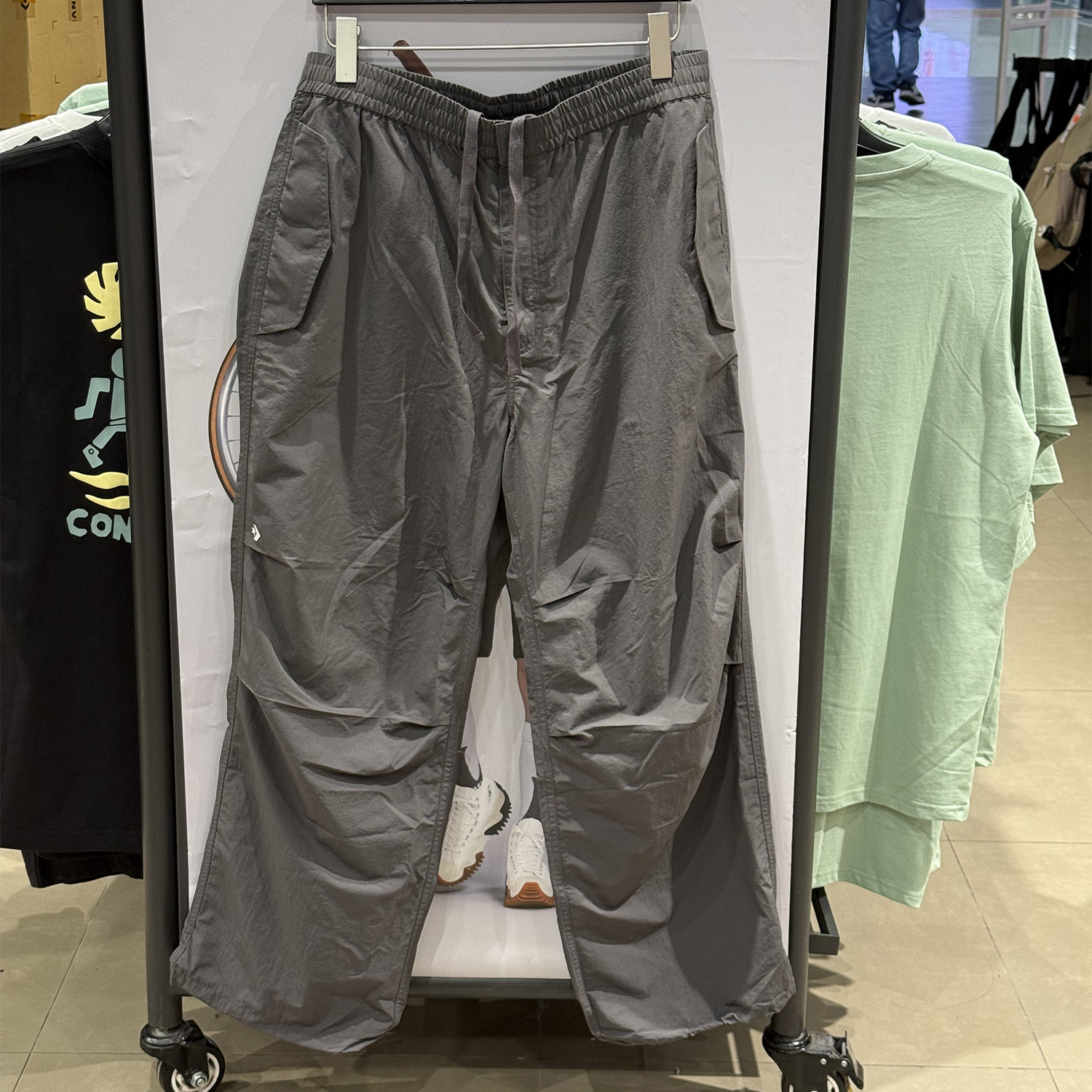 正品Converse匡威 2夏款男子薄款速干运动束脚裤10027654-A01-A02