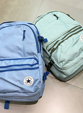 CONVERSE匡威双肩包大容量绿色蓝色10021138-A17 10021138-A28