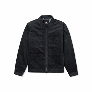 A04 正品 夹克夹棉外套10021951 复古翻领灯芯绒衬衫 A02 匡威男女款