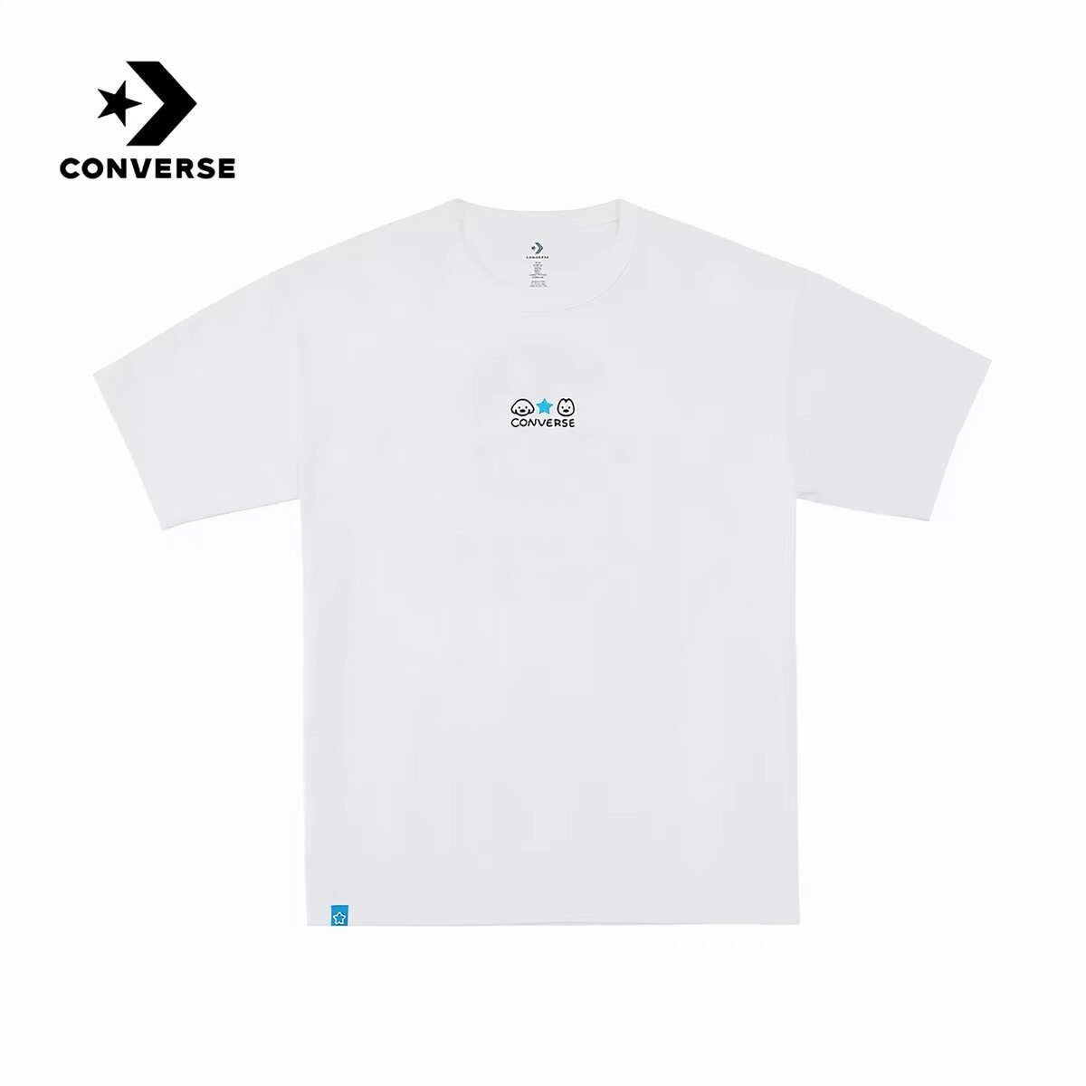 Converse匡威2026夏男女同款运动休闲宽松圆领短袖T恤 UCK176-W70
