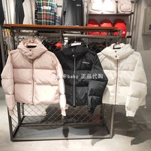 宽松短款 女款 羽绒服连帽10019787 A04 A01 正品💰 A03 匡威Converse