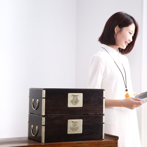 木果果木家具东非中式风桌面书箱