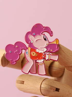 FooLii孚狸2026马年金属徽章小马宝莉碧琪新年礼物文创挂饰pins