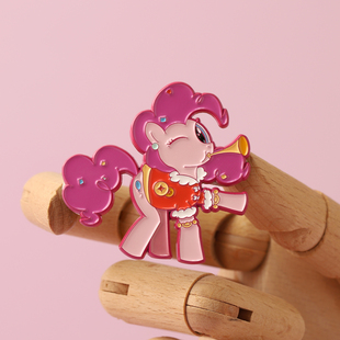 FooLii孚狸2026马年金属徽章小马宝莉碧琪新年礼物文创挂饰pins