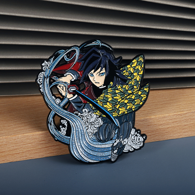 foolii孚狸鬼灭之刃义忍金属徽章