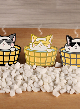 FooLii孚狸 泡澡猫猫金属徽章大橘英短起司pins胸针扣包配饰冬季