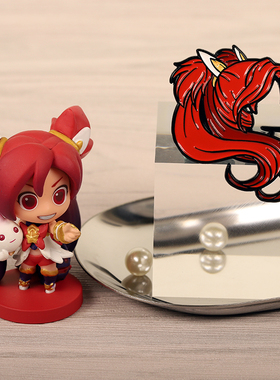 FooLii孚狸英雄联盟星之守护者金属徽章胸针扣金克斯配饰挂件pins