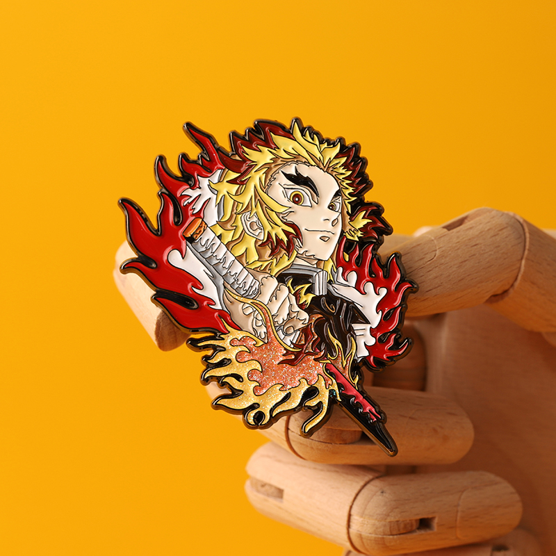 FooLii孚狸炼狱杏寿郎金属徽章