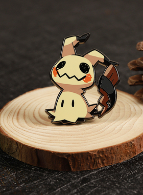 FooLii孚狸自制宝可梦谜拟Q金属徽章原创设计神奇宝贝pin可爱现货