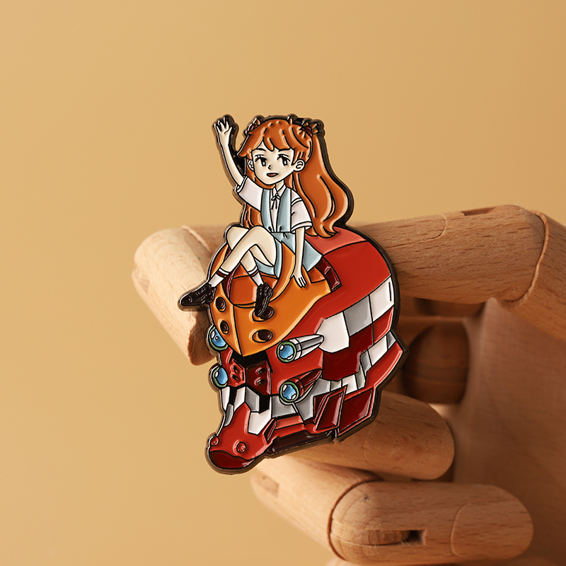 FooLii孚狸动漫合金金属徽章EVA