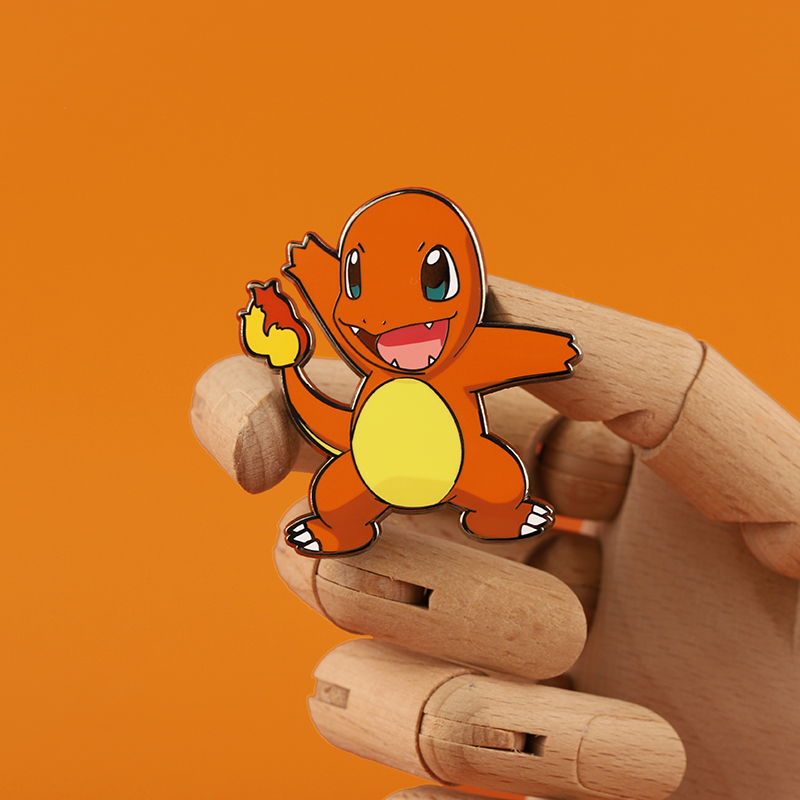 FooLii孚狸小火龙金属徽章